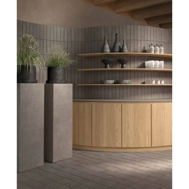 Uitverkoop Vloer- en Wandtegel Kronos Terra Crea Limo 60x120 cm Gerectificeerd Taupe (Doosinhoud 1,44 m2) (prijs per m2)