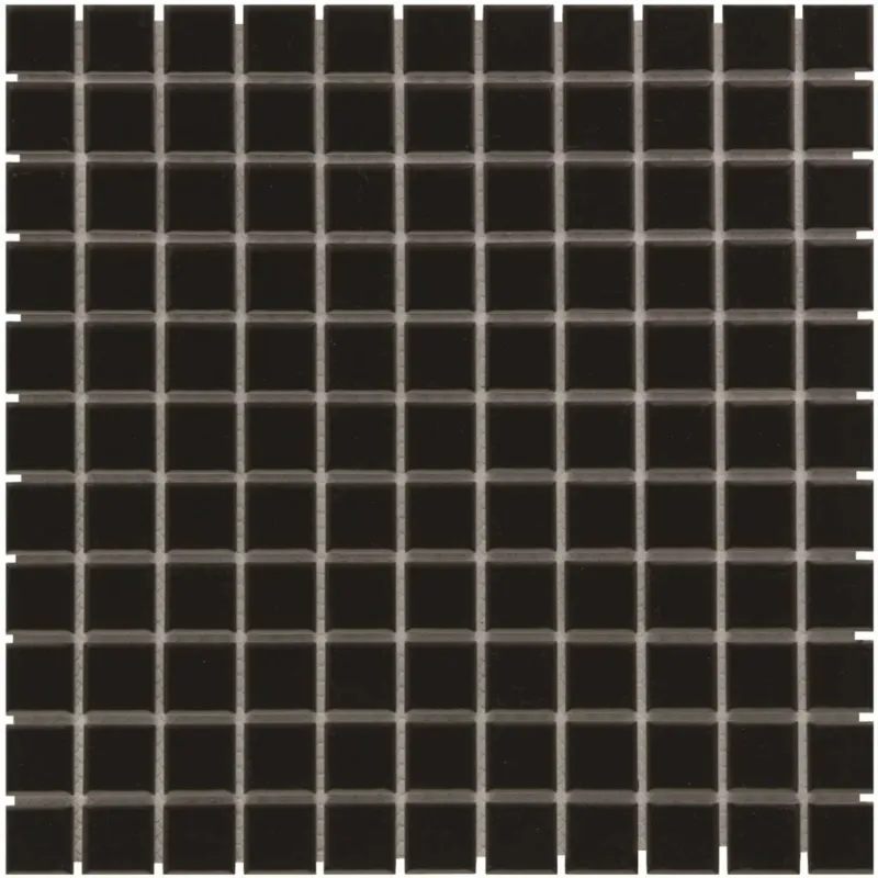 Gereduceerde Prijs Mozaïek Barcelona 30x30cm Geglazuurd Porselein Glanzend Zwart (Prijs Per m2)