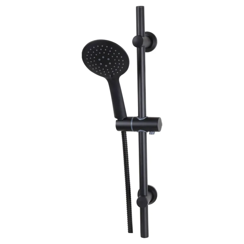 Glijstangset Differnz Deluxe 54 cm Met Handdouche en Doucheslang Zwart Must-Have