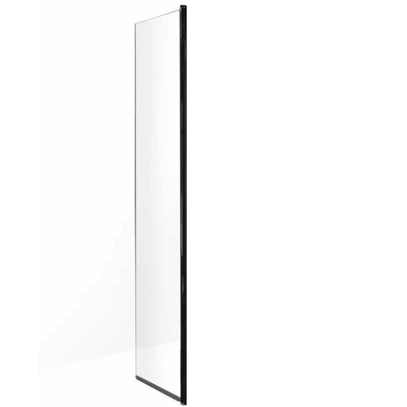 Aquasplash Draaibare Douchewand 45x200 cm 8mm NANO Glas Mat Zwart Express Levering
