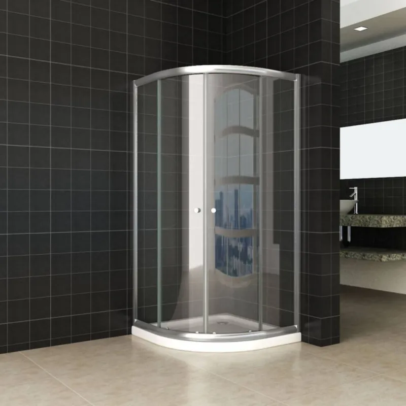 Korting Douchecabine Aktie Kwartrond 80X80X190 Cm 5Mm Helder Glas