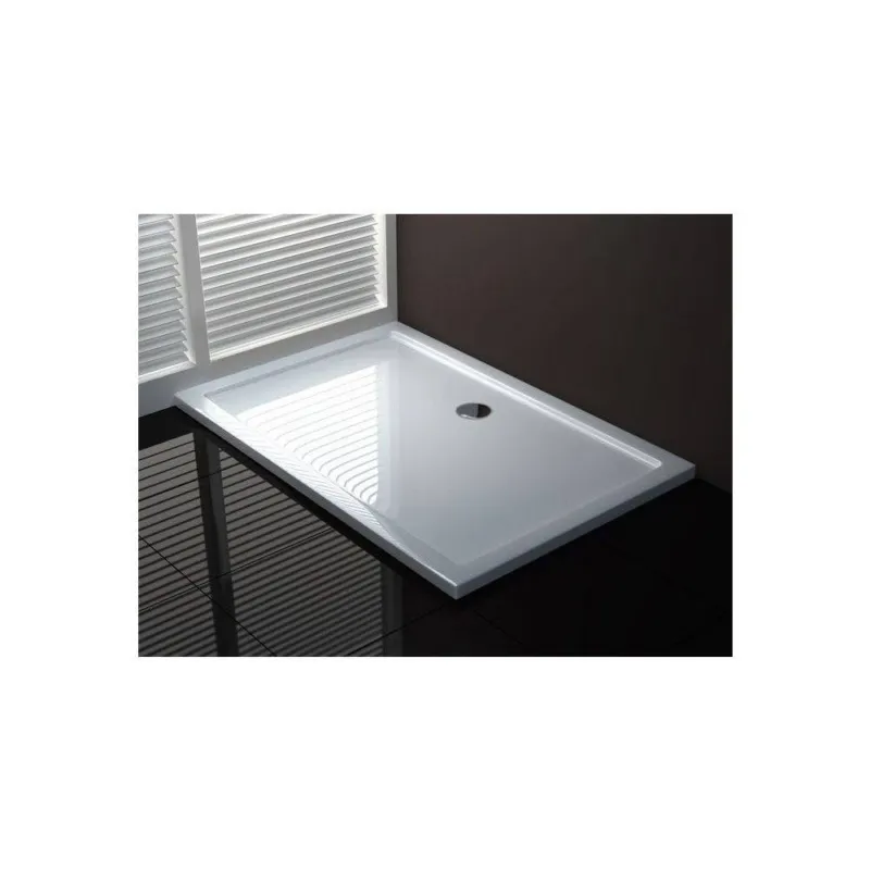 Luxe Douchebak Rechthoek 120X80X4 Cm Wit Koopje