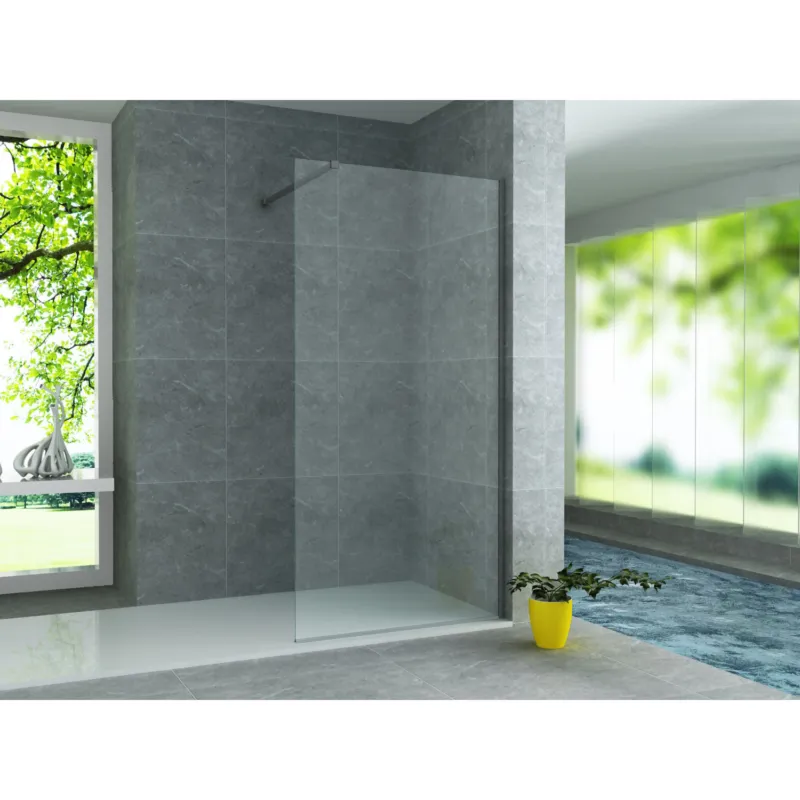 Koopje Inloopdouchewand BWS Antonia Glas 8 mm 80x200 cm (Zonder Bevestigingen)