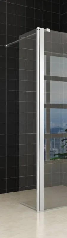 Speciale Aanbieding Zijwand Met Scharnierprofiel 30X200 Cm 10 Mm Glas Met Nano Coating