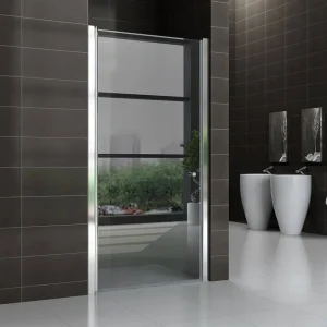 Koop Online Nisdeur Met Profiel 60/70/80/90/100X200 Cm 8 Mm VeiligheidsglasNisdeur Met Profiel 60/70/80/90/100X202 Cm 8 Mm Veiligheidsglas