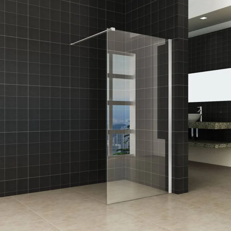 Meest Verkocht Douchewand Met Rvs Profiel 120X200 Cm 10Mm Nano Glas
