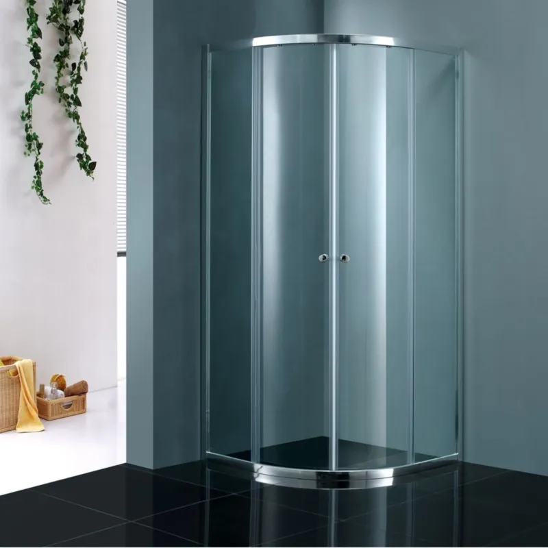 Meest Verkocht AKTIE Douchecabine BWS Kwartrond 2 Schuifdeuren 80x80 cm 4 mm