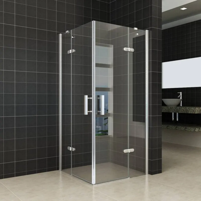 Seizoensaanbieding Douchecabine Vierkant Hoekinstap 90X90X200 Cm 8 Mm Nano Antikalk Coating