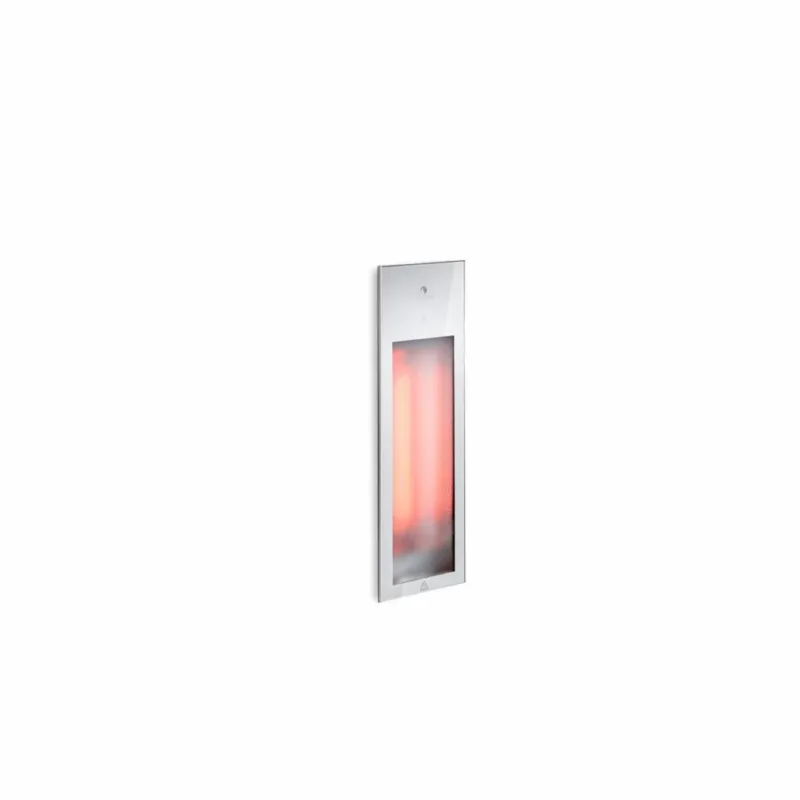 Pure White Infrarood Inbouwapparaat 19.9X61.9X10 Cm Half Body Aluminium Beperkt Aanbod