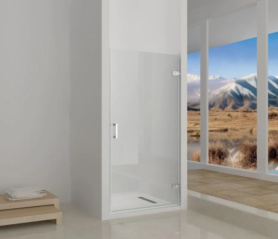 Sanitop Douchedeur Just Creating Profielloos 60cm Omkeerbaar Helder Glas Nisdeur Uitverkoop