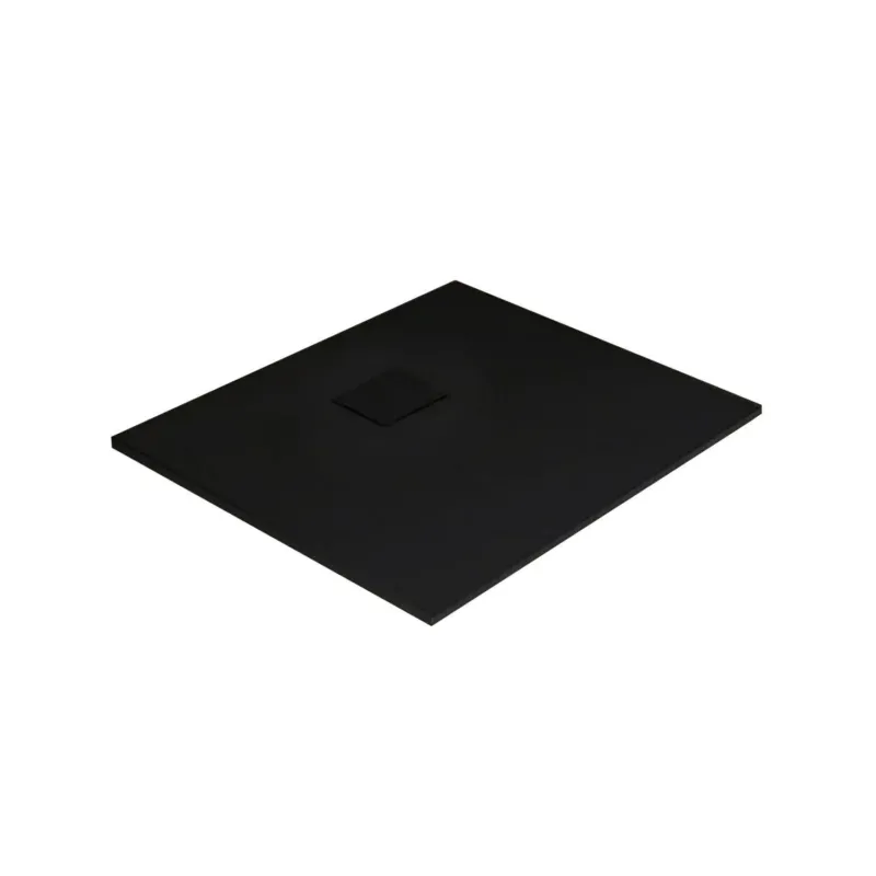 Nu Kopen Douchebak AquaSplash Naxos SMC 90x90 cm Stone-look Mat Zwart