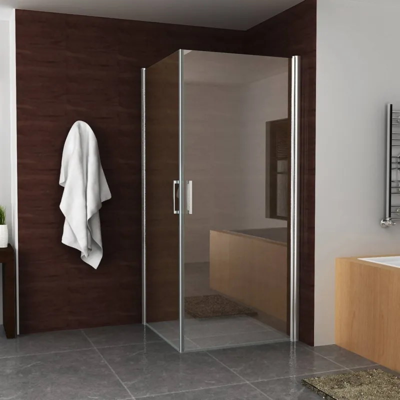 Shop Nu BWS Douchecabine Dubbele Swingdeur 90x90cm 8mm NANO Coating