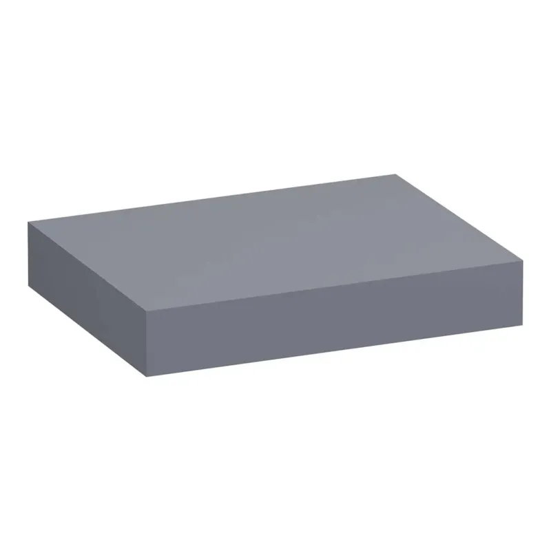 Tijdelijk Beschikbaar Brauer Creek vrijhangend wastafelblad 60cm grijs mat