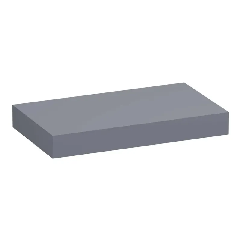 Brauer Creek vrijhangend wastafelblad 80cm grijs mat Dagaanbieding