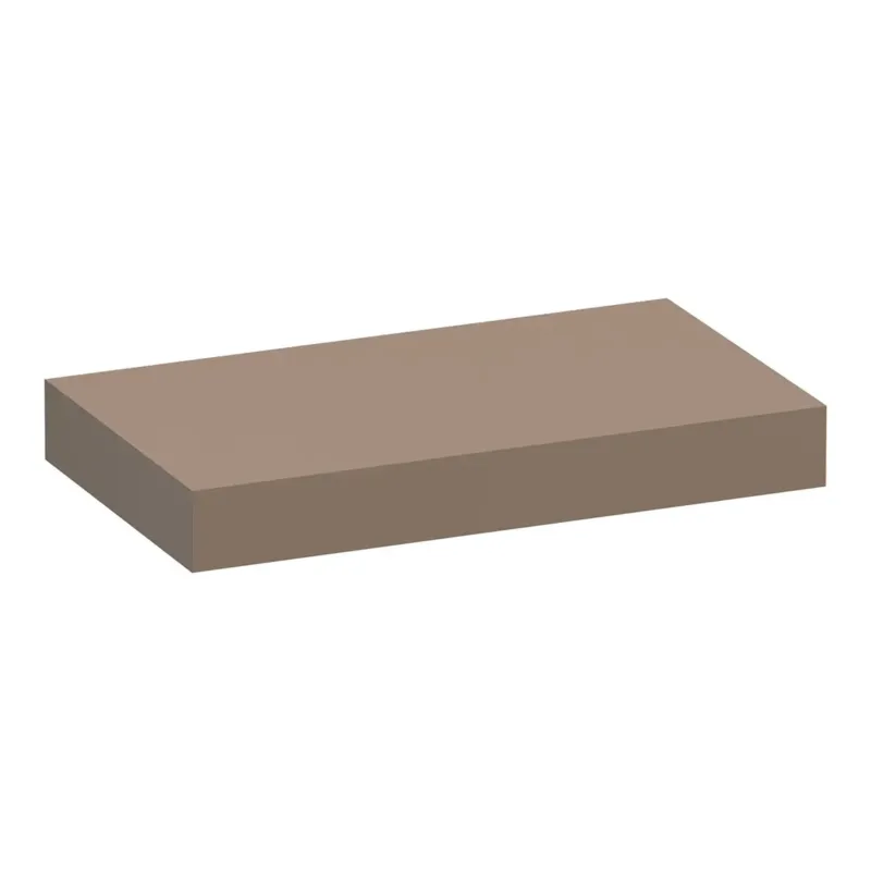 Speciale Aanbieding Brauer Creek vrijhangend wastafelblad 80cm mokka mat