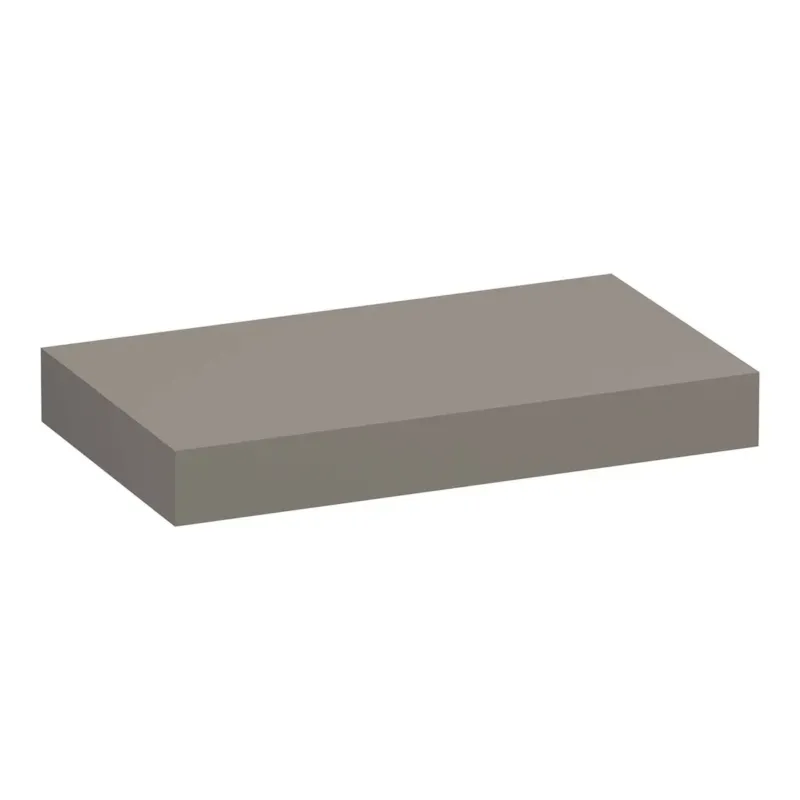 Brauer Creek vrijhangend wastafelblad 80cm taupe mat Actieprijs