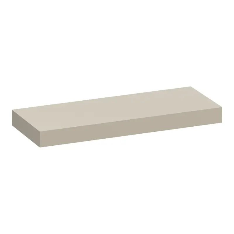 Brauer Creek vrijhangend wastafelblad 120cm beige mat Beperkt Aanbod
