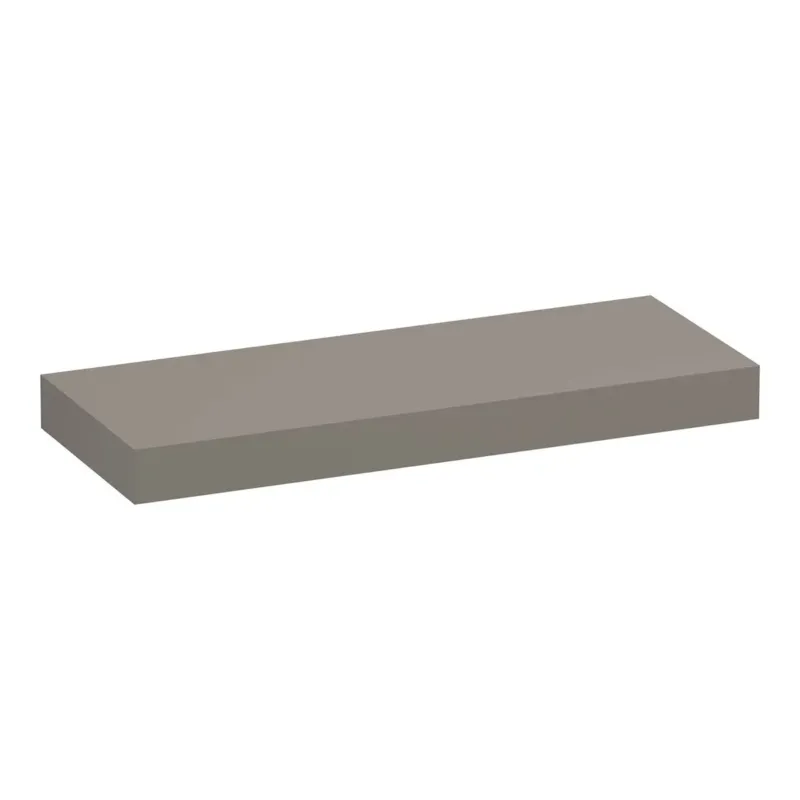 Koop Vandaag Brauer Creek vrijhangend wastafelblad 120cm taupe mat
