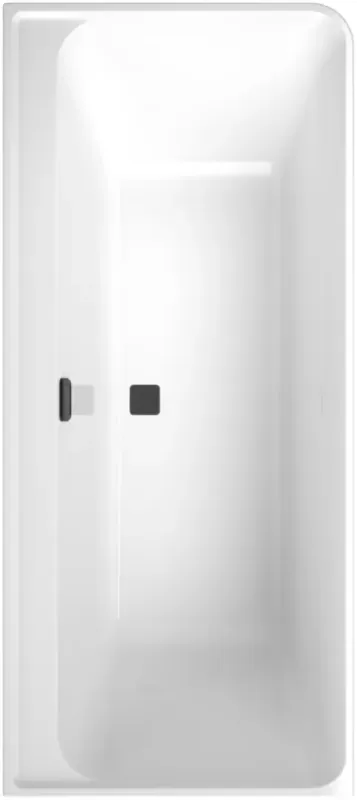 Villeroy & Boch Collaro inbouw ligbad 180x80cm wit mat met zwarte afvoerplug Tijdelijk Beschikbaar