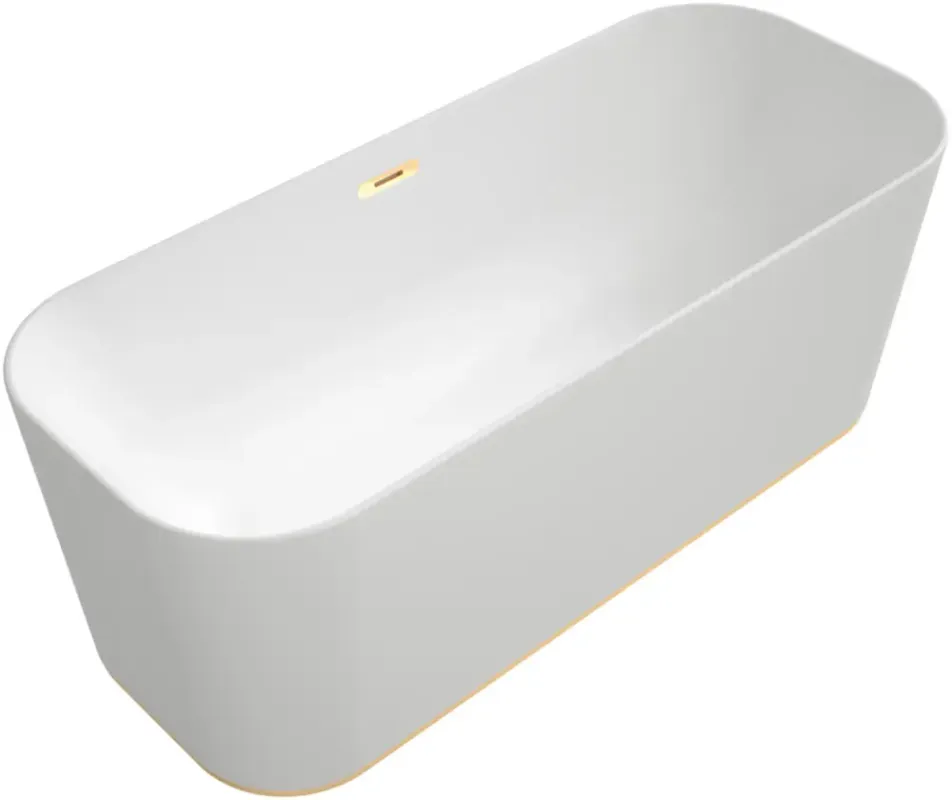 Villeroy & Boch FInion vrijstaand ligbad 170x70cm wit mat met design ring en verlichting Favoriet