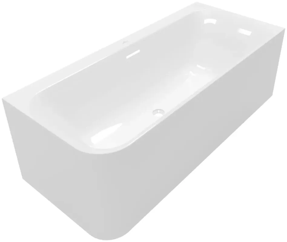 Bestel Nu Villeroy & Boch Loop & Friends half vrijstaand ligbad 180x80cm assymetrisch rechts wit