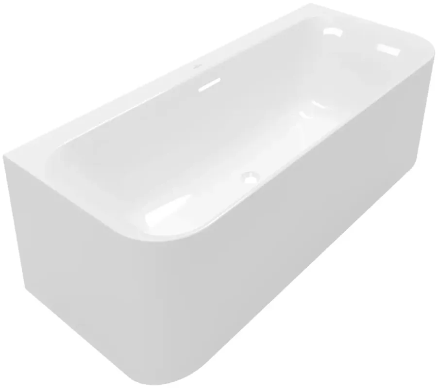 Villeroy & Boch Loop & Friends half vrijstaand ligbad 180x80cm wit naadloos Hoge Kwaliteit