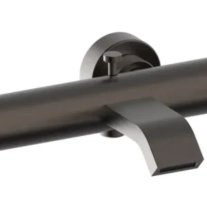 Express Levering Plieger Monza badmengkraan met omstel geborsteld gunmetal