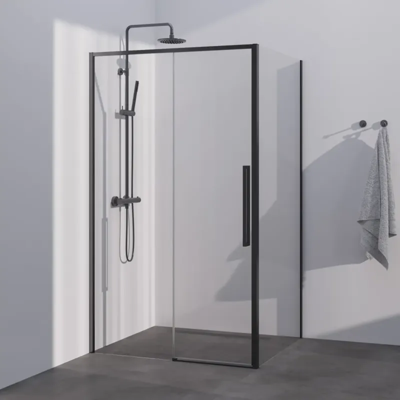 Actieprijs Brauer Season douchecabine met schuifdeur 120x90cm gunmetal
