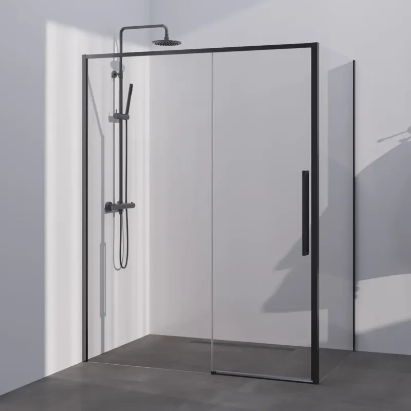 Veilige Betaling Brauer Season douchecabine met schuifdeur 140x80cm gunmetal
