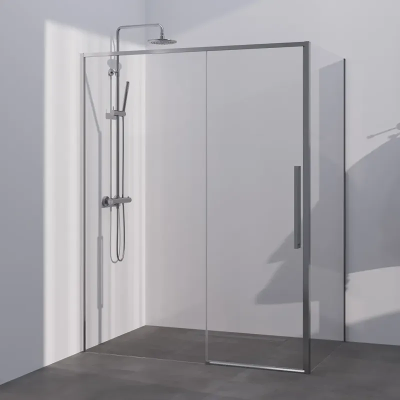 Voordeelprijs Brauer Season douchecabine met schuifdeur 160x90cm RVS