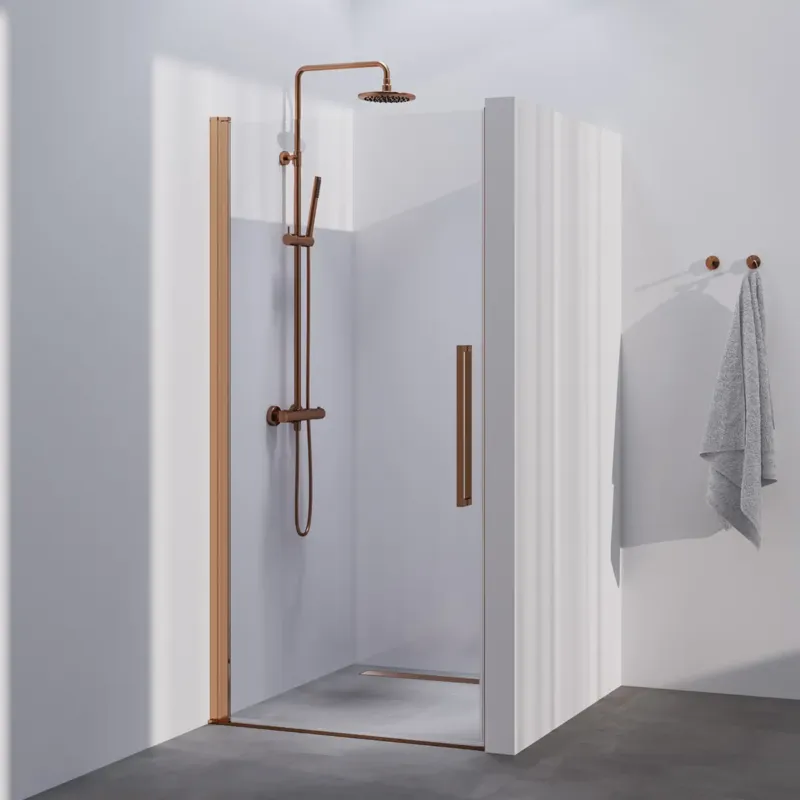 Populair Brauer Season nisdeur met draaideur 60cm koper
