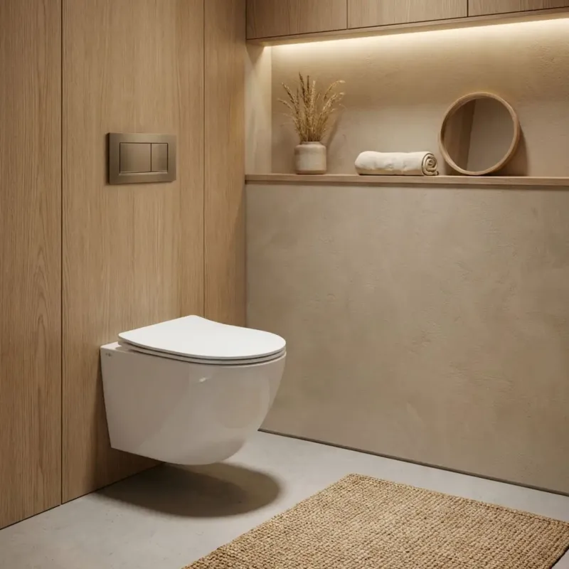 Clou InBe 3 randloos wandcloset met softclose en quick release toiletzitting wit Seizoensaanbieding