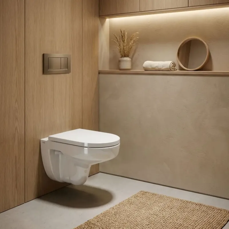 Clou InBe 2 wandcloset met turboflush en softclose toiletzitting wit Meest Verkocht