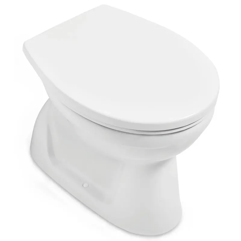 Favoriet SCHADEMODEL Villeroy & Boch O.novo staand randloos toilet CeramicPlus AO wit glans