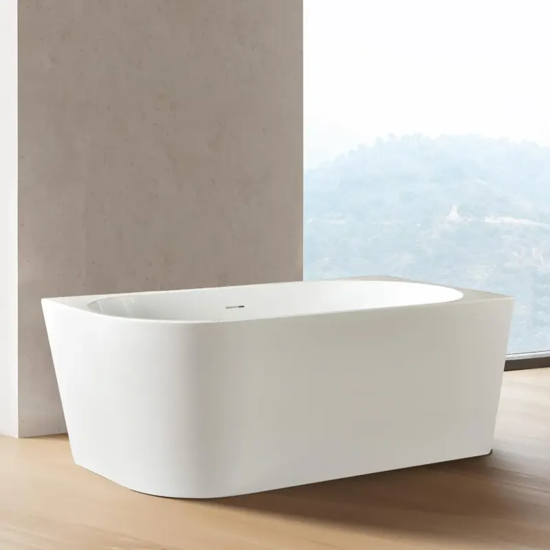 SHOWMODEL Sanigoods Zoro hoekbad rechts 170x80cm wit glans Aanbieding