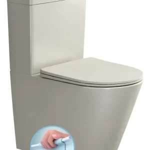 Sapho Paco randloos toilet afvoer aan de onder-/achterkant ivoor Fabrieksprijs