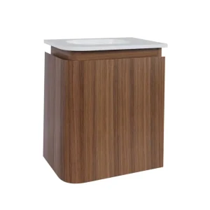 Laatste Versie Sjithouse Epoch greeploze toiletmeubel 35cm ronding links eiken warm