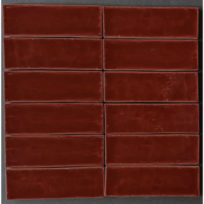 Terre d‘Azur Devon Burgundy 6.5x20cm bordeaux glans Actieprijs