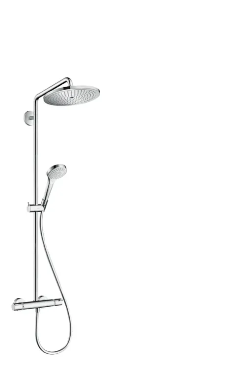 Direct Verzonden Hansgrohe Croma Select S opbouw regendouche met thermostaat en 28cm hoofddouche chroom