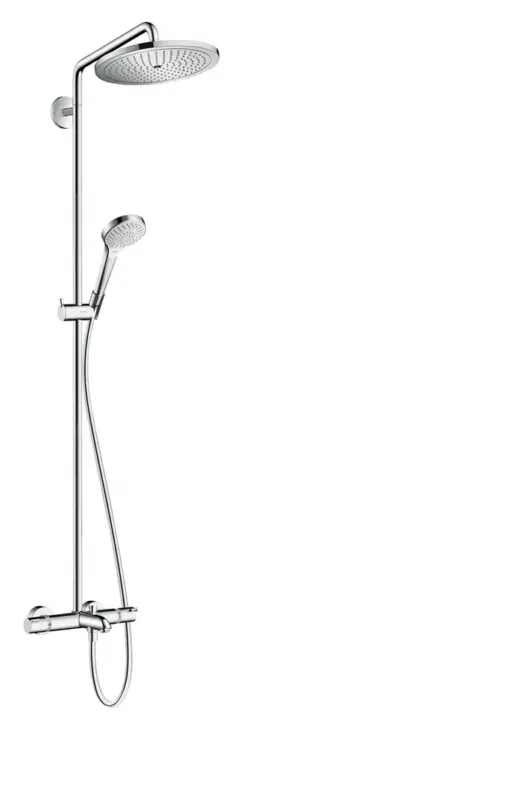Speciale Aanbieding Hansgrohe Croma Select S opbouw regendouche met badthermostaat en 28cm hoofddouche chroom