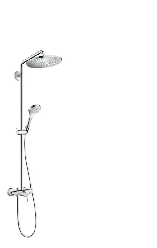 Favoriet Hansgrohe Croma Select S opbouw regendouche met mengkraan en 28cm hoofddouche chroom