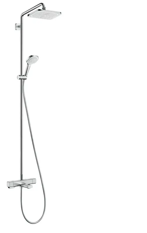 Aanbieding Hansgrohe Croma Select E opbouw regendouche met badthermostaat en 28cm hoofddouche chroom