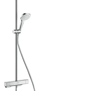 Hansgrohe Croma Select E opbouw regendouche met thermostaat waterbesparend chroom Beperkt Aanbod