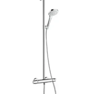 Koop Online Hansgrohe Croma Select E doucheset met thermostaat chroom