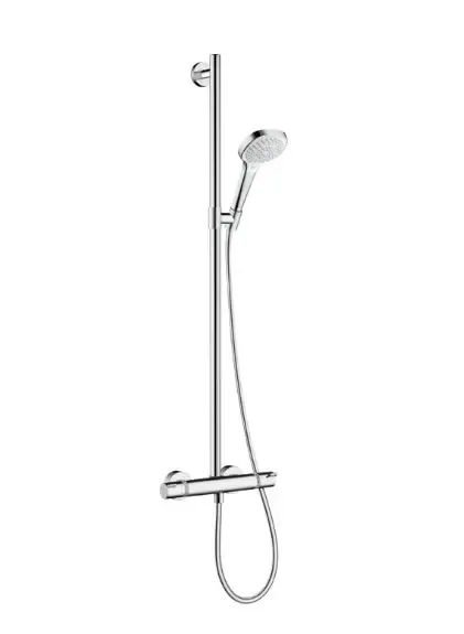 Koop Online Hansgrohe Croma Select E doucheset met thermostaat chroom