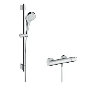 Hansgrohe Croma Select S doucheset met 3 standen handdouche chroom Superprijs