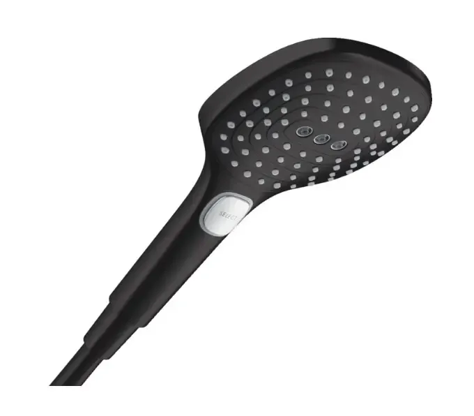Hansgrohe Raindance Select E handdouche 3 standen zwart mat Korting