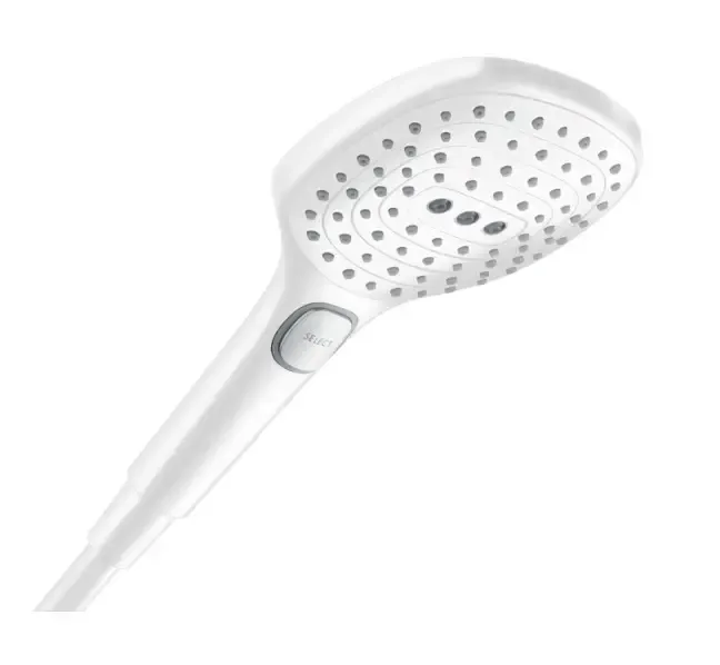 Hete Deal Hansgrohe Raindance Select E handdouche 3 standen wit mat