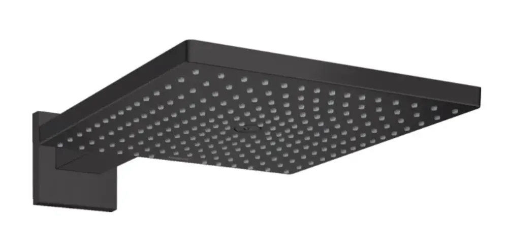 Actieprijs Hansgrohe Raindance E hoofddouche 30cm met wandarm zwart mat