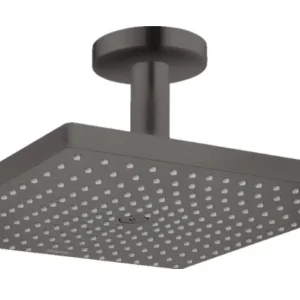 Hansgrohe Raindance E hoofddouche 30cm met plafondarm zwart chroom geborsteld Direct Verzonden